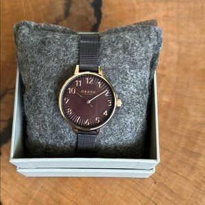 Obaku Gold and Black Watch